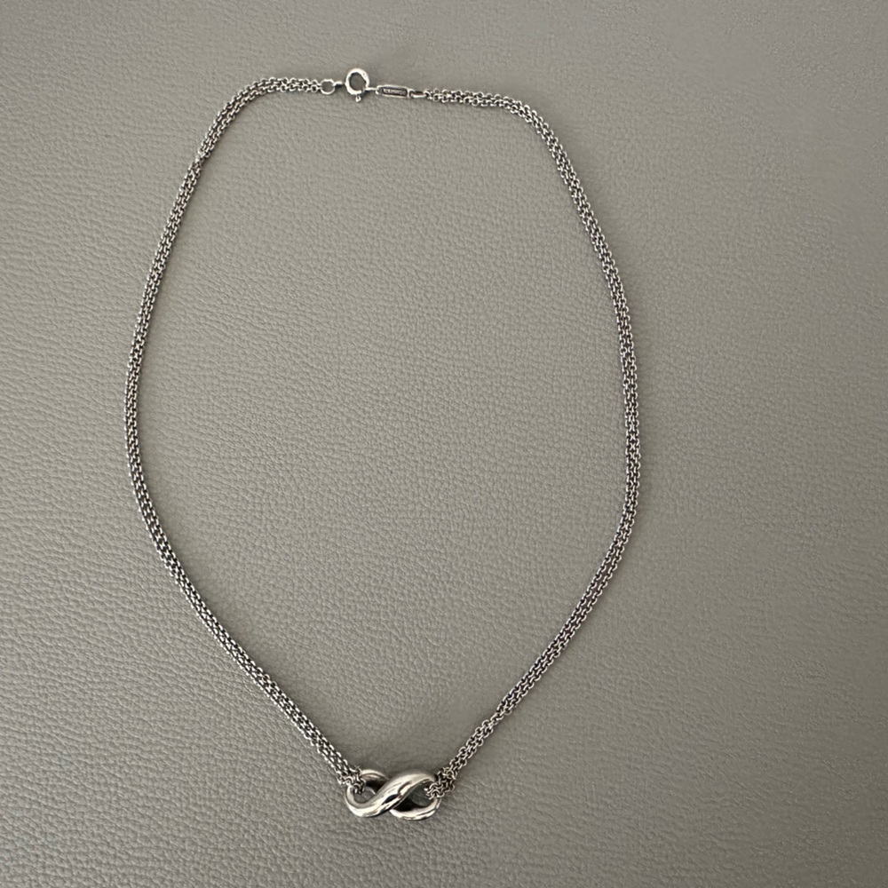 Tiffany & Co Infinity Double Chain Necklace